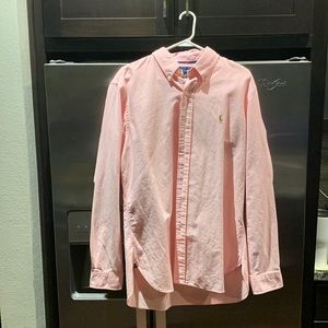 Ralph Lauren mens pink button down L